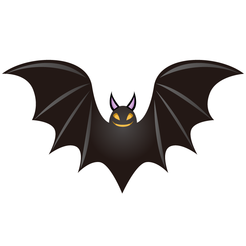ハロウィン用蝙蝠 こうもり のイラスト素材 商用可能な無料 フリー のイラスト素材ならストックマテリアル
