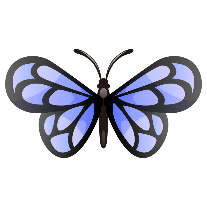 羽ばたく蝶々 ちょうちょ のイラスト素材 商用可能な無料 フリー のイラスト素材ならストックマテリアル