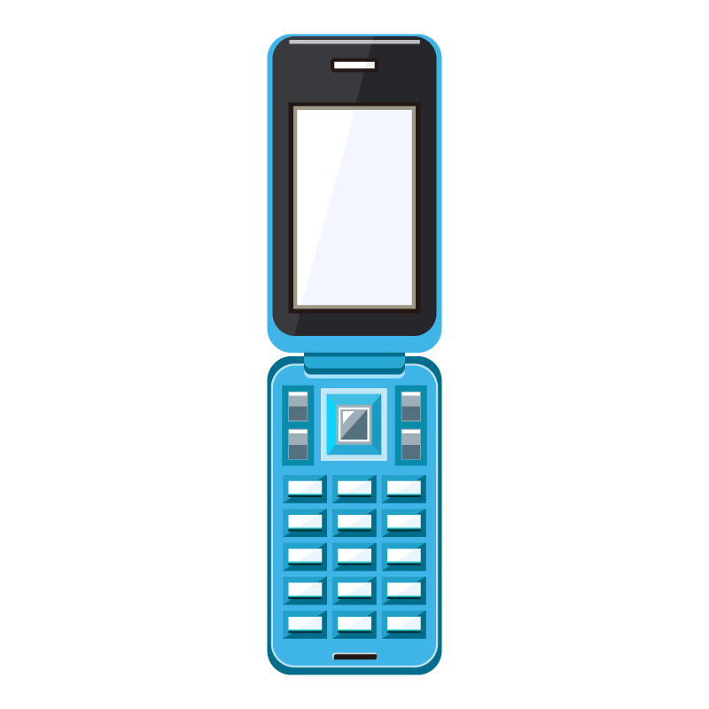 携帯電話 モバイル のイラスト素材 商用可能な無料 フリー のイラスト素材ならストックマテリアル