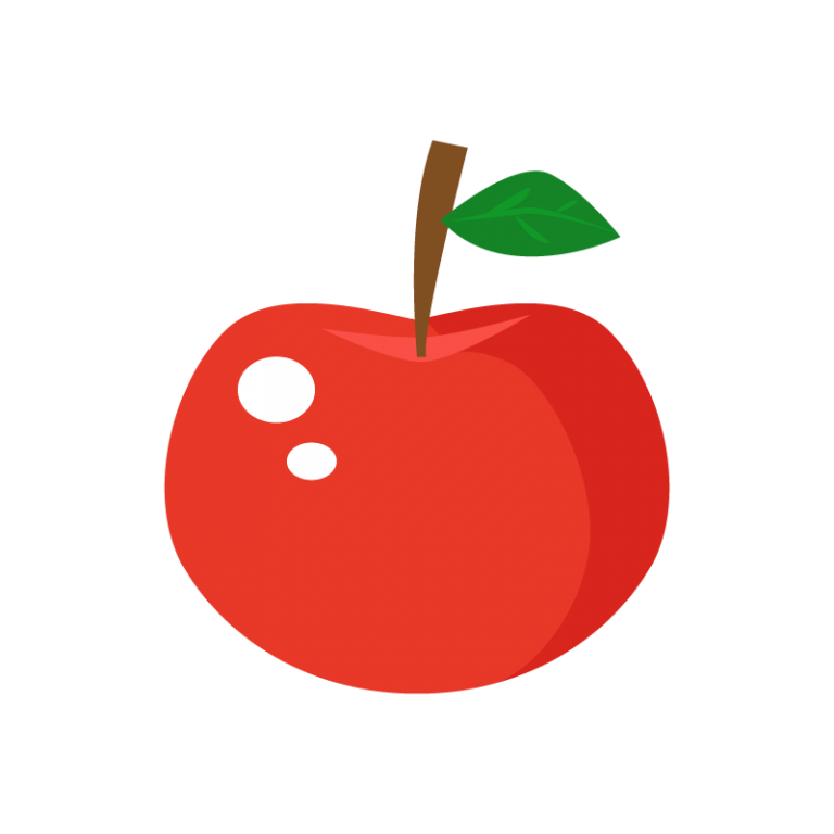 林檎（りんご）のイラスト素材