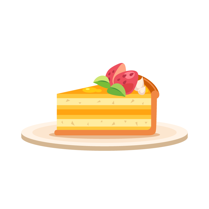 イチゴケーキ イラスト ただ素晴らしい花