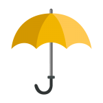 雨傘（かさ）のイラスト素材
