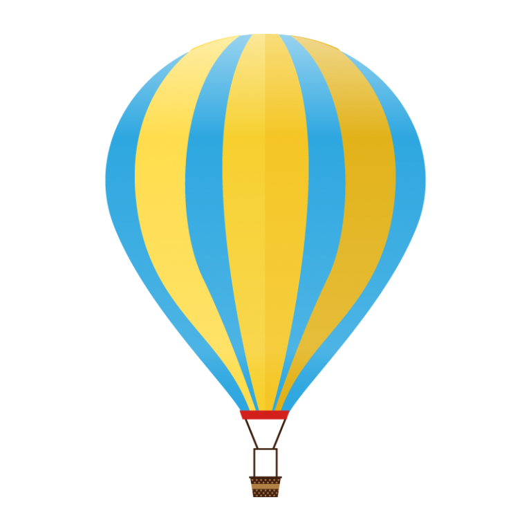気球のイラスト素材